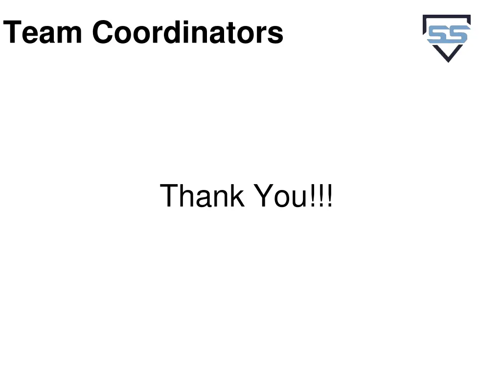 team coordinators