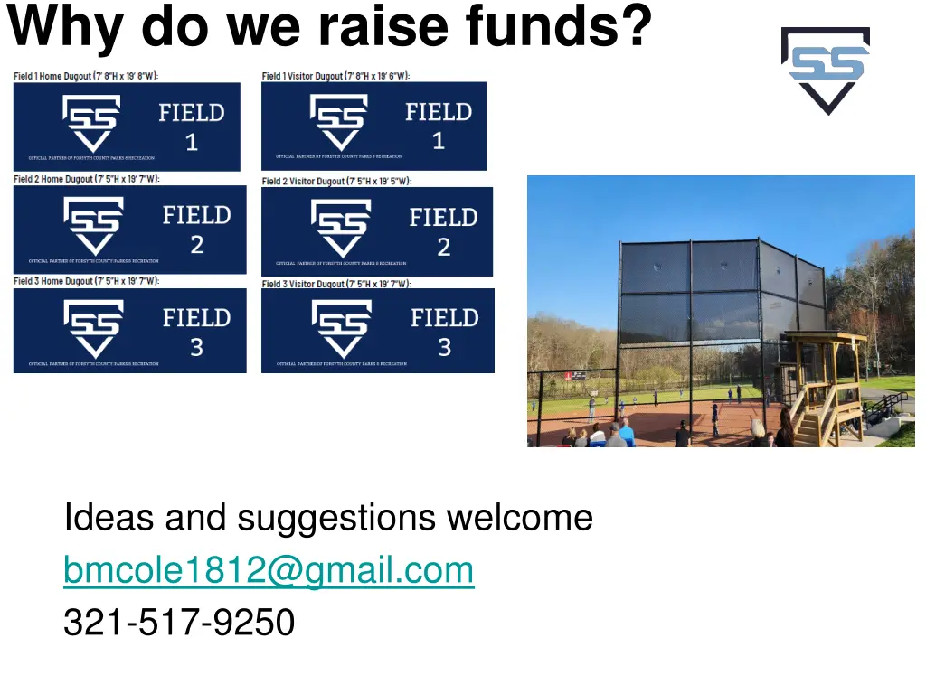 why do we raise funds