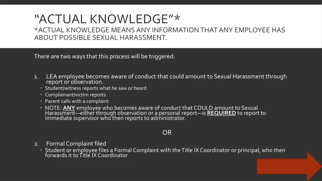 actual knowledge actual knowledge means