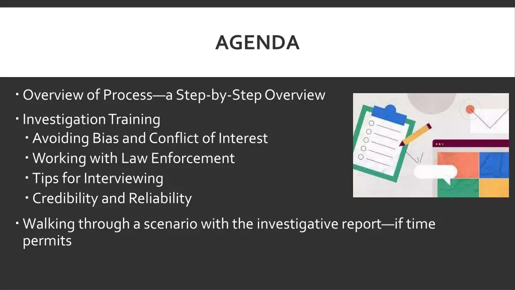 agenda