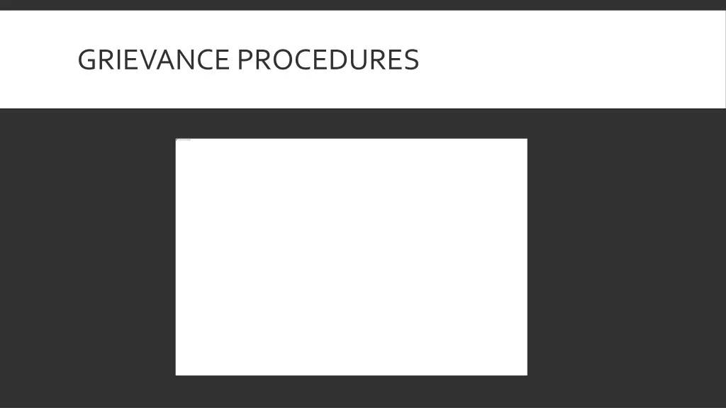 grievance procedures