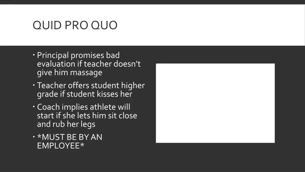 quid pro quo