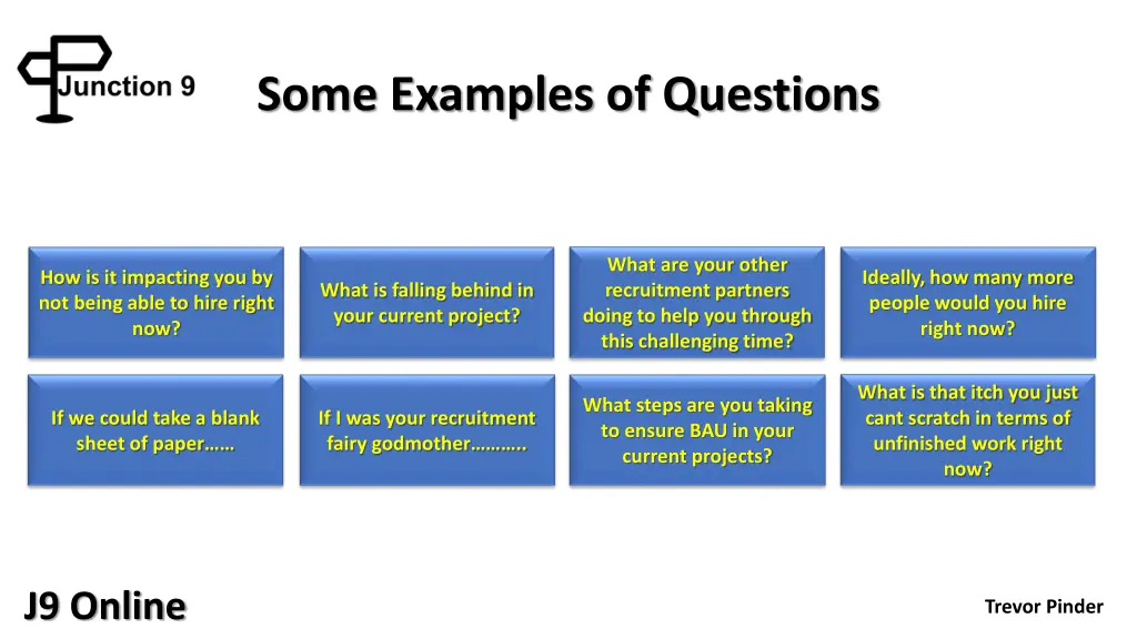some examples of questions