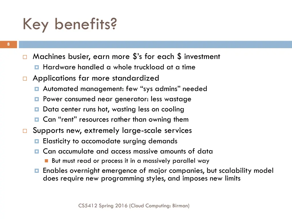 key benefits