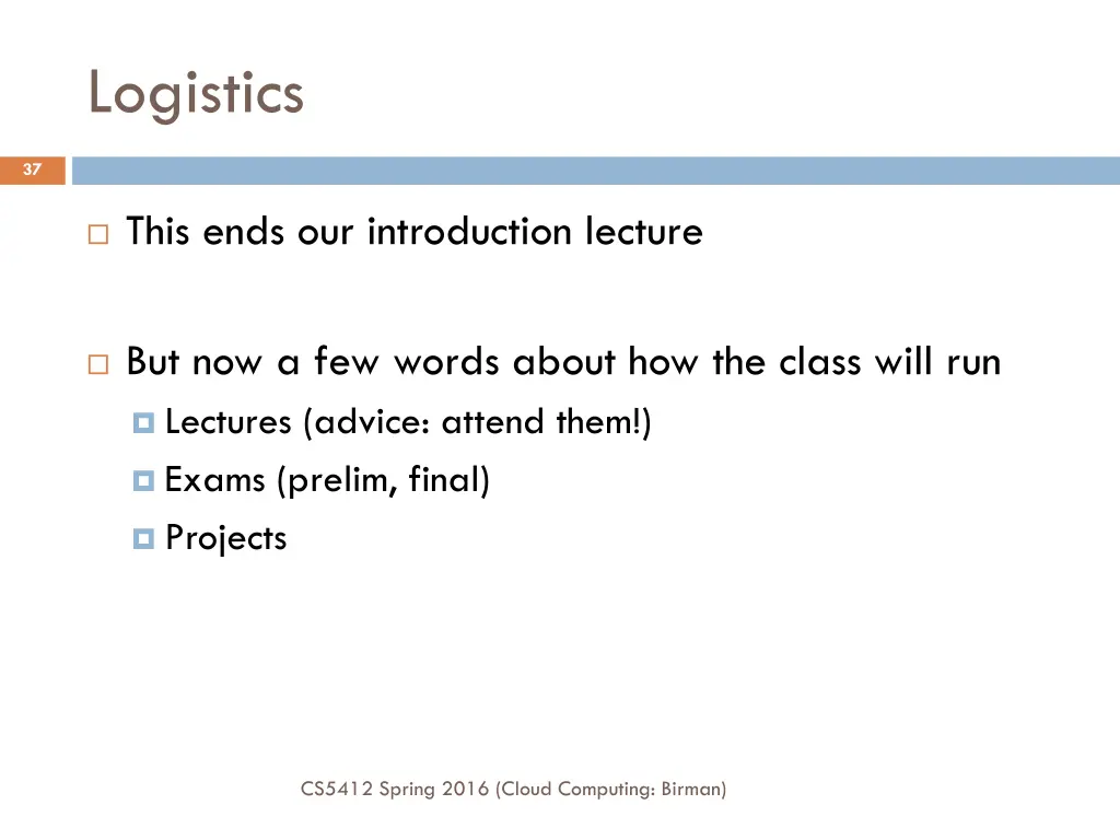 logistics