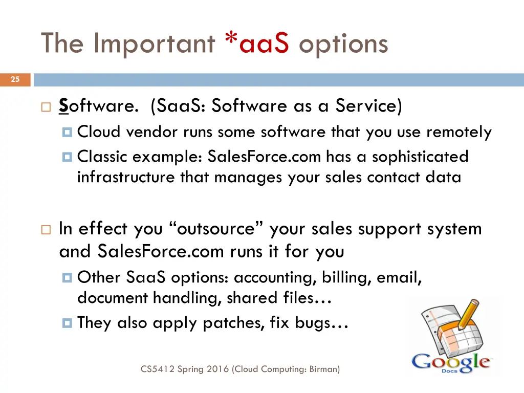 the important aas options 1