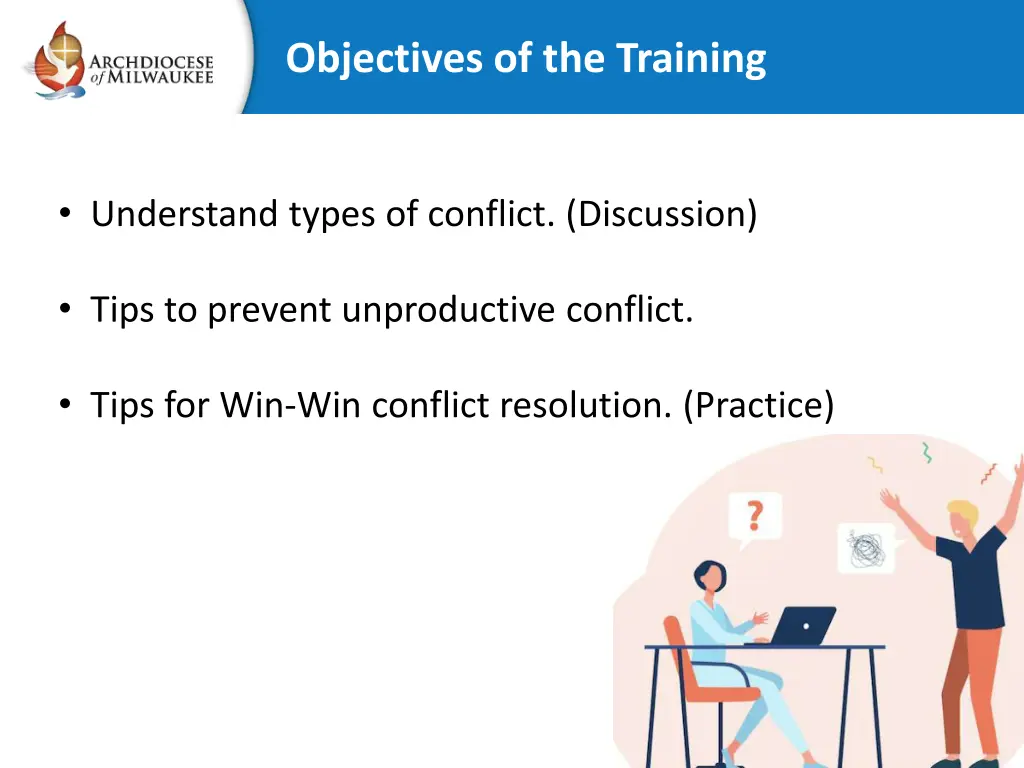 objectives of the training