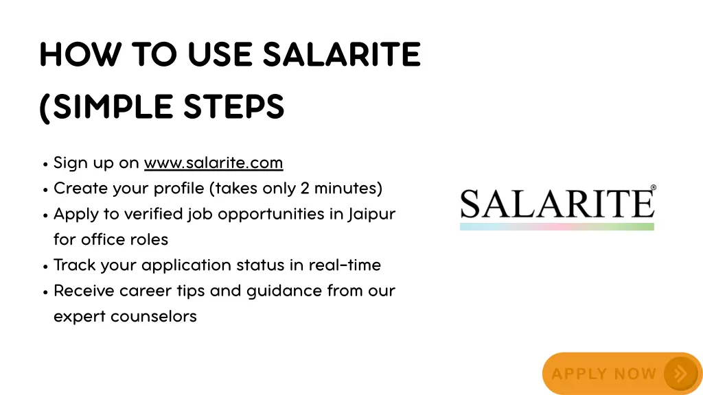 how to use salarite
