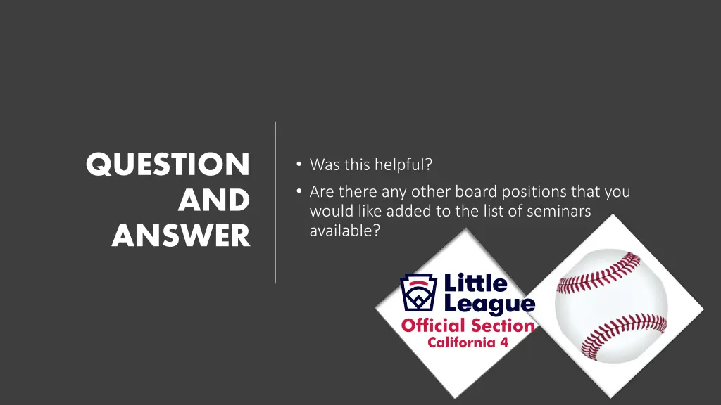 question