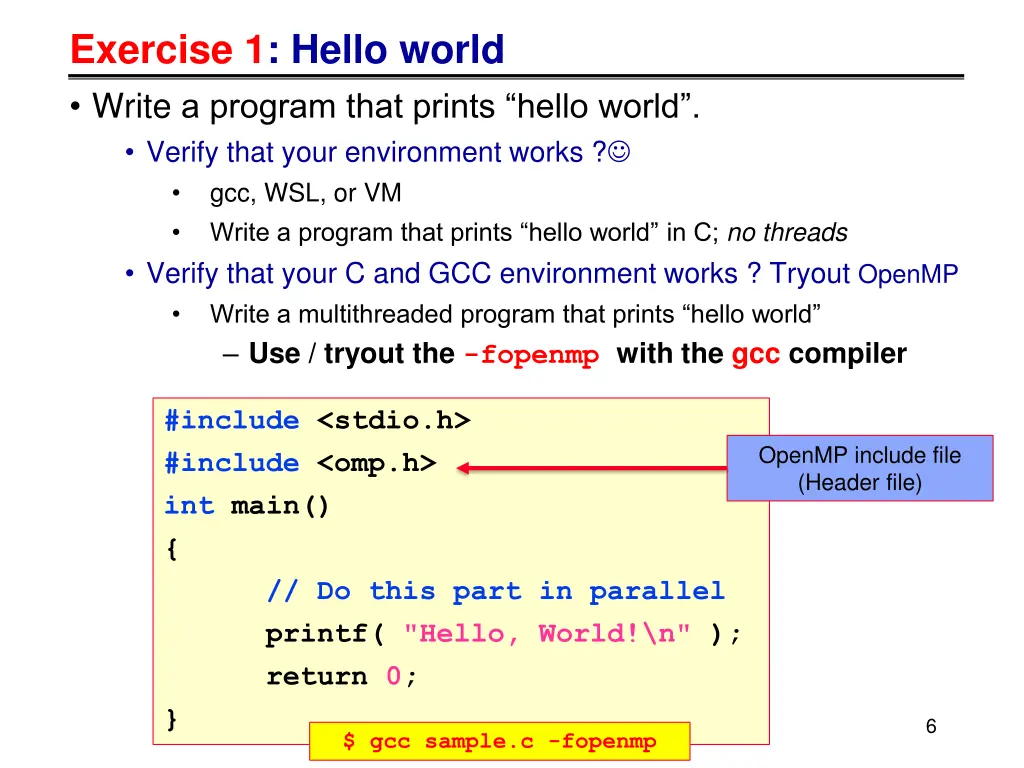 exercise 1 hello world write a program that