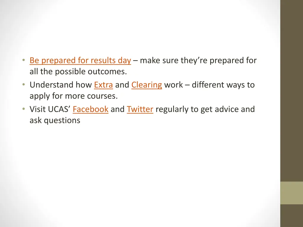 be prepared for results day make sure they