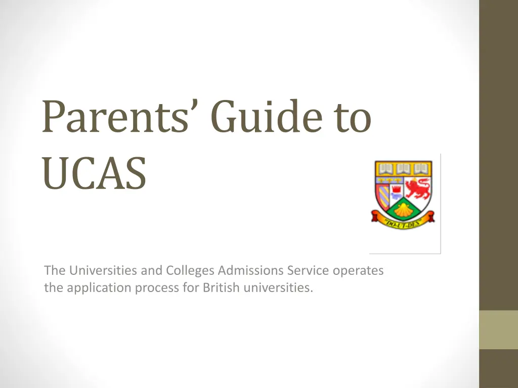 parents guide to ucas