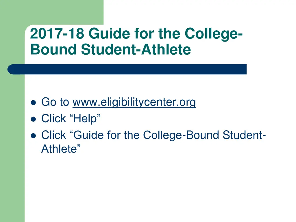 2017 18 guide for the college bound student