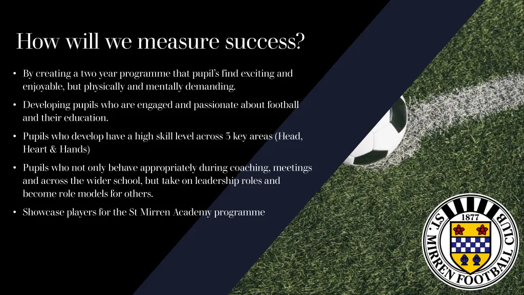 how will we measure success