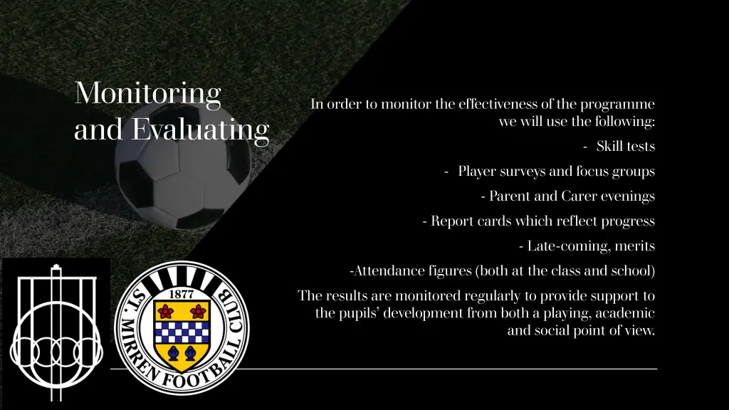 monitoring and evaluating