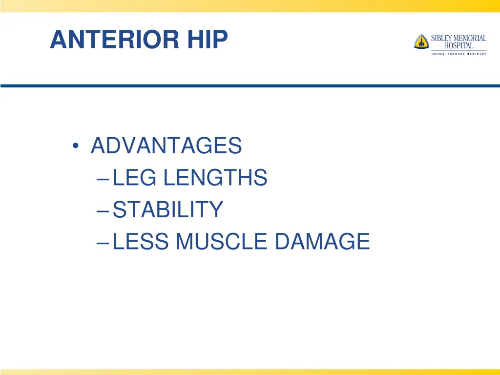 anterior hip
