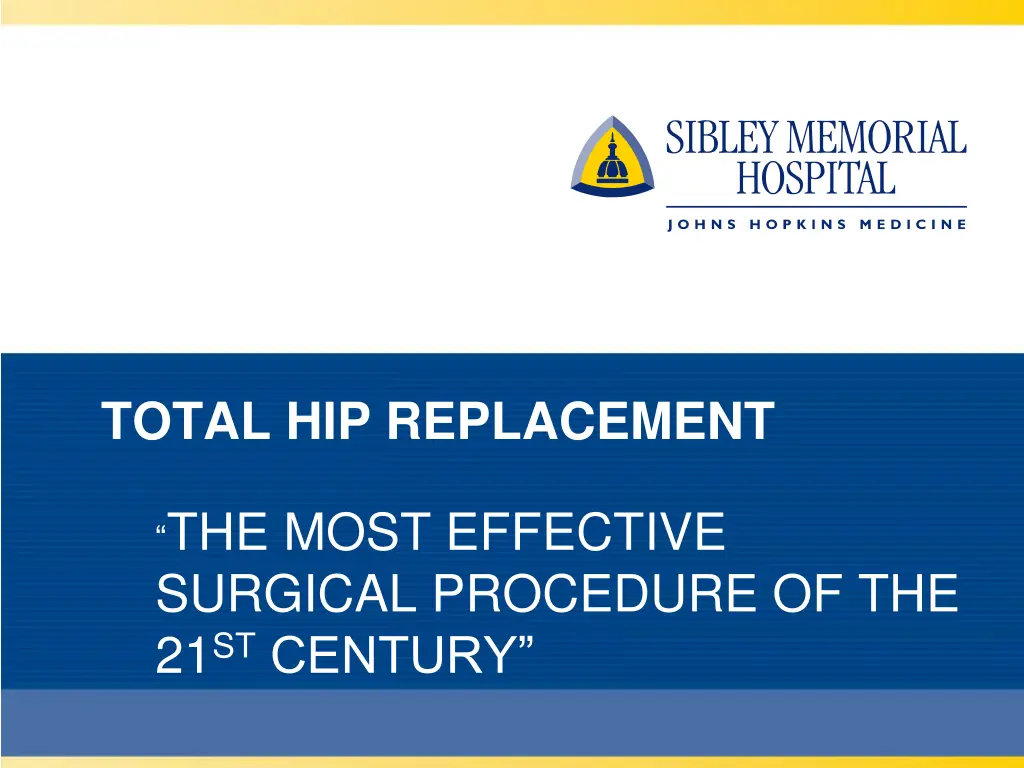 total hip replacement