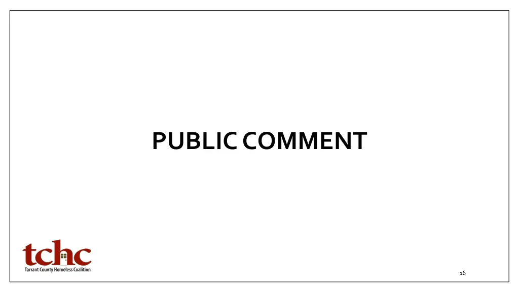 public comment