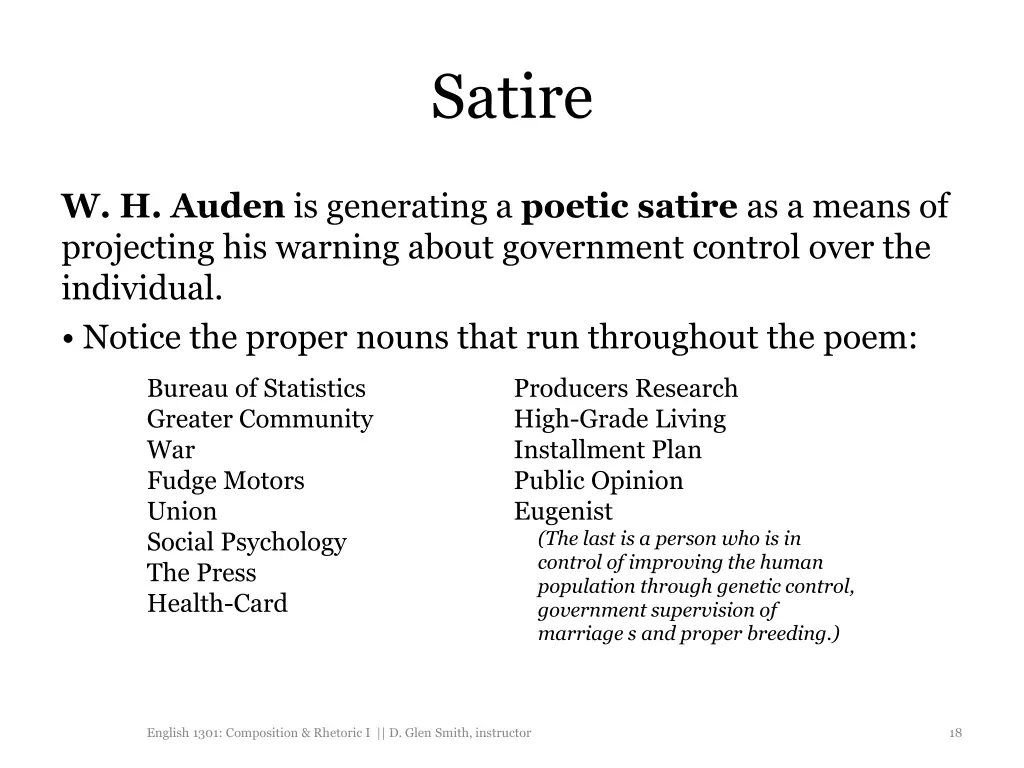satire