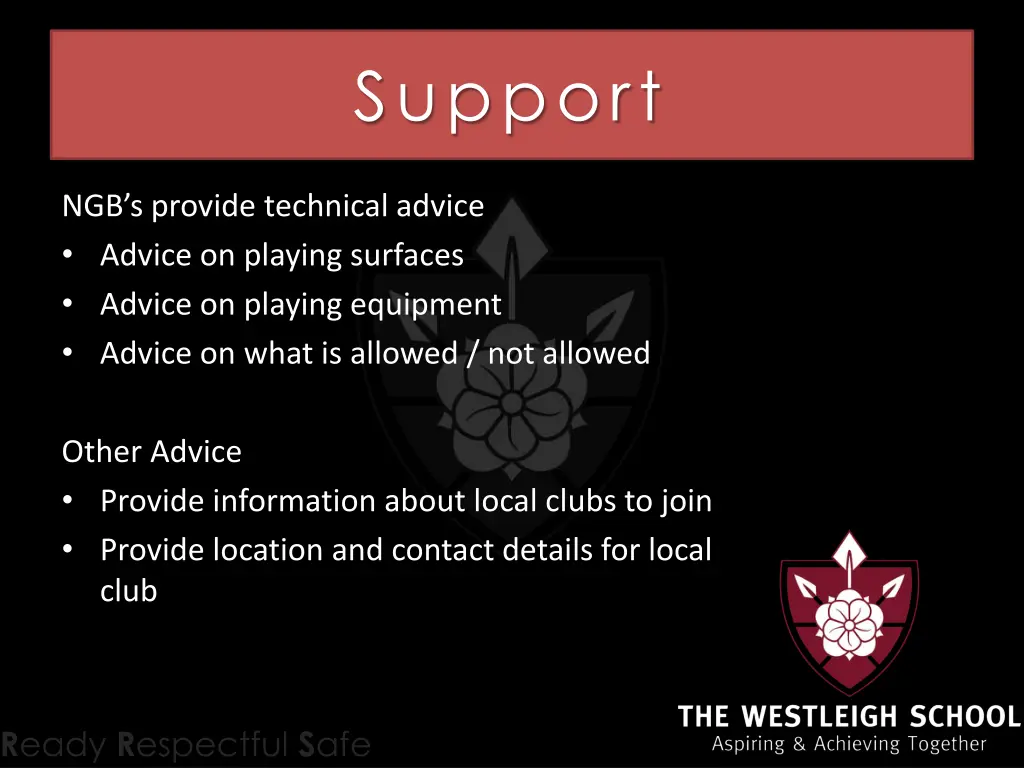 support