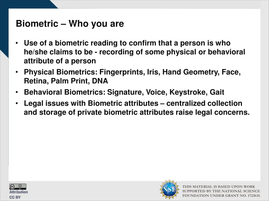 biometric who you are