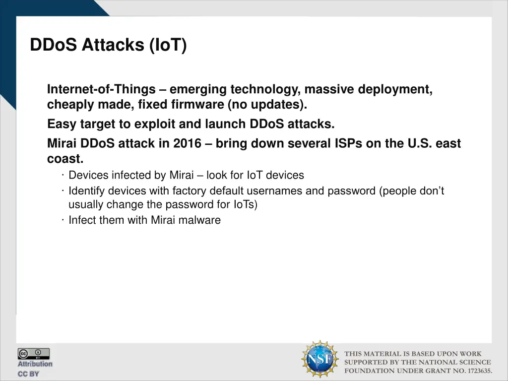 ddos attacks iot