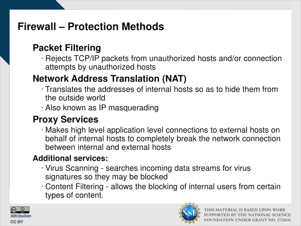 firewall protection methods