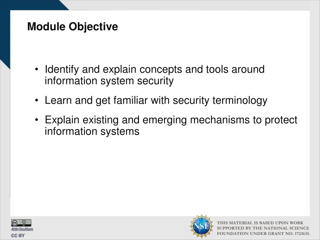 module objective