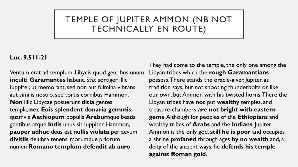 temple of jupiter ammon nb not technically