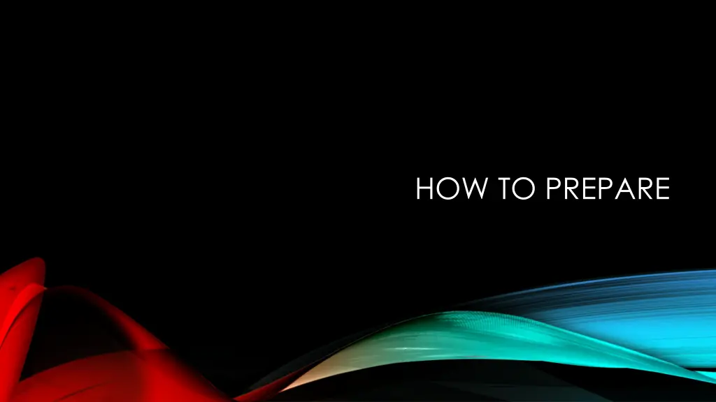how to prepare