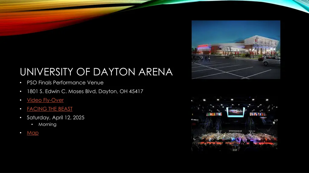 university of dayton arena pso finals performance