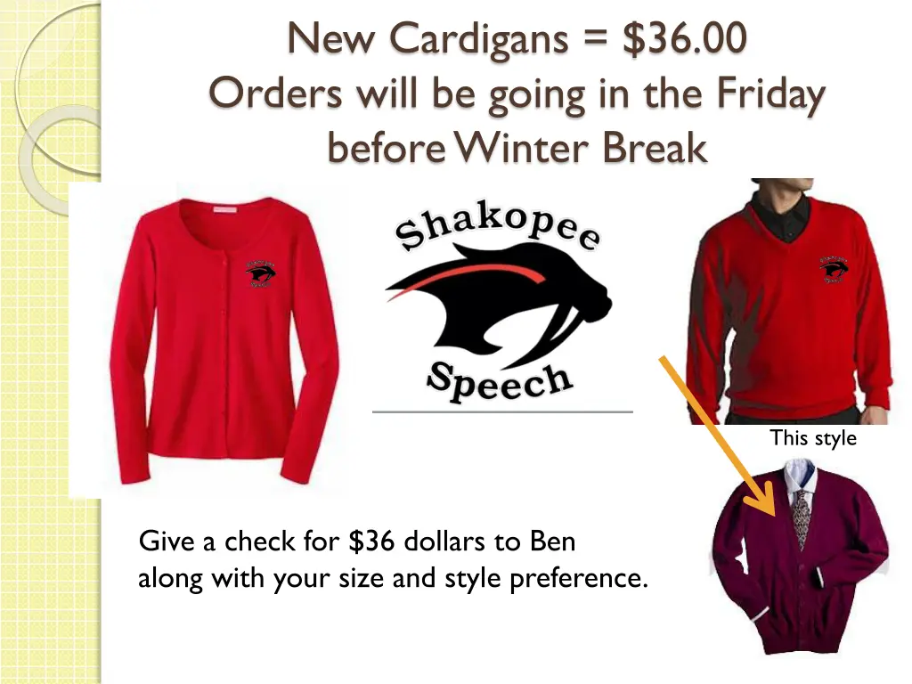 new cardigans 36 00 orders will be going