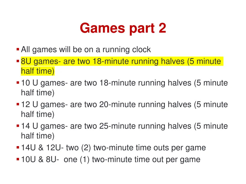 games part 2