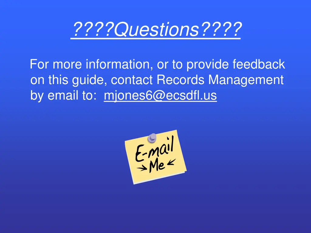 questions