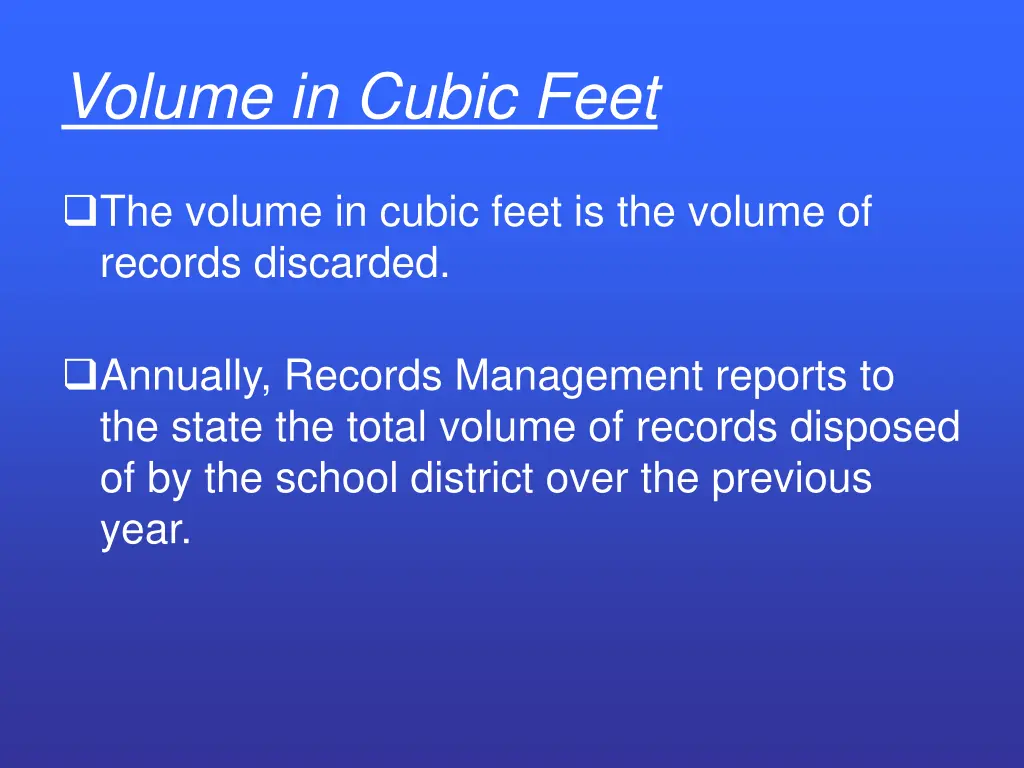 volume in cubic feet 1