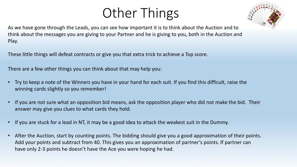 other things