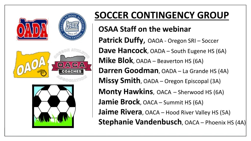 soccer contingency group
