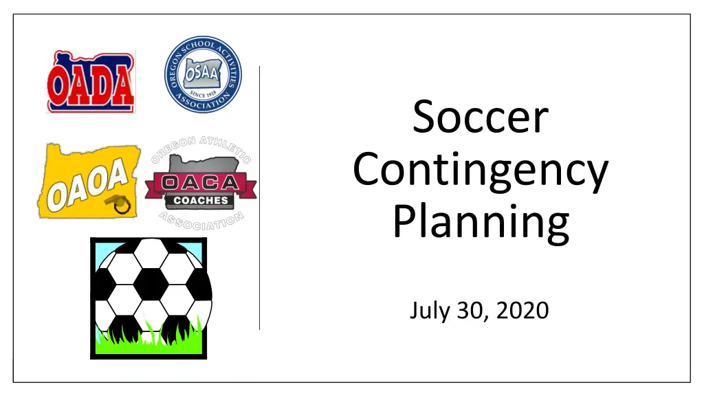 soccer contingency planning