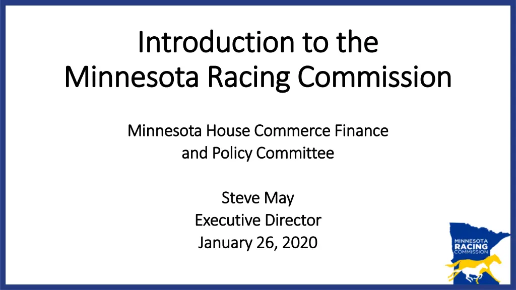 introduction to the introduction to the minnesota
