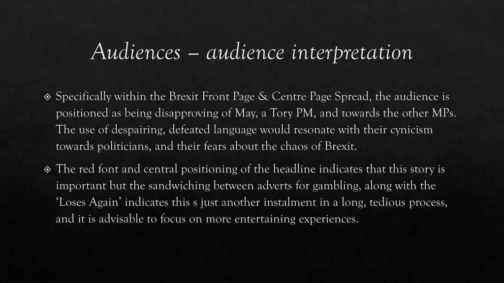 audiences audience interpretation
