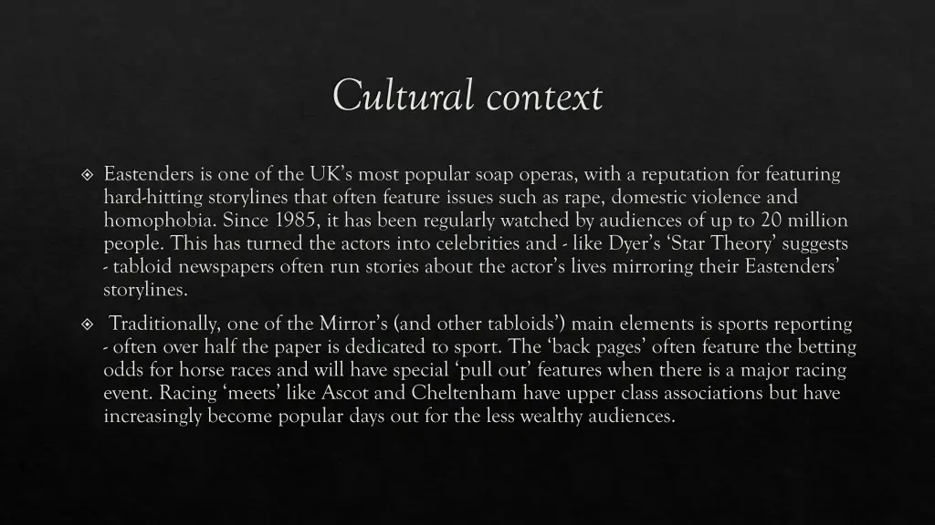 cultural context