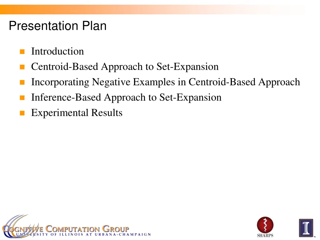 presentation plan 1