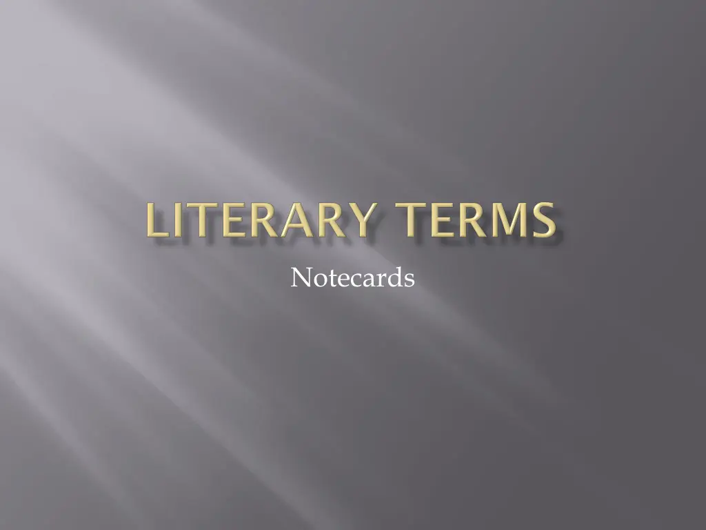 notecards