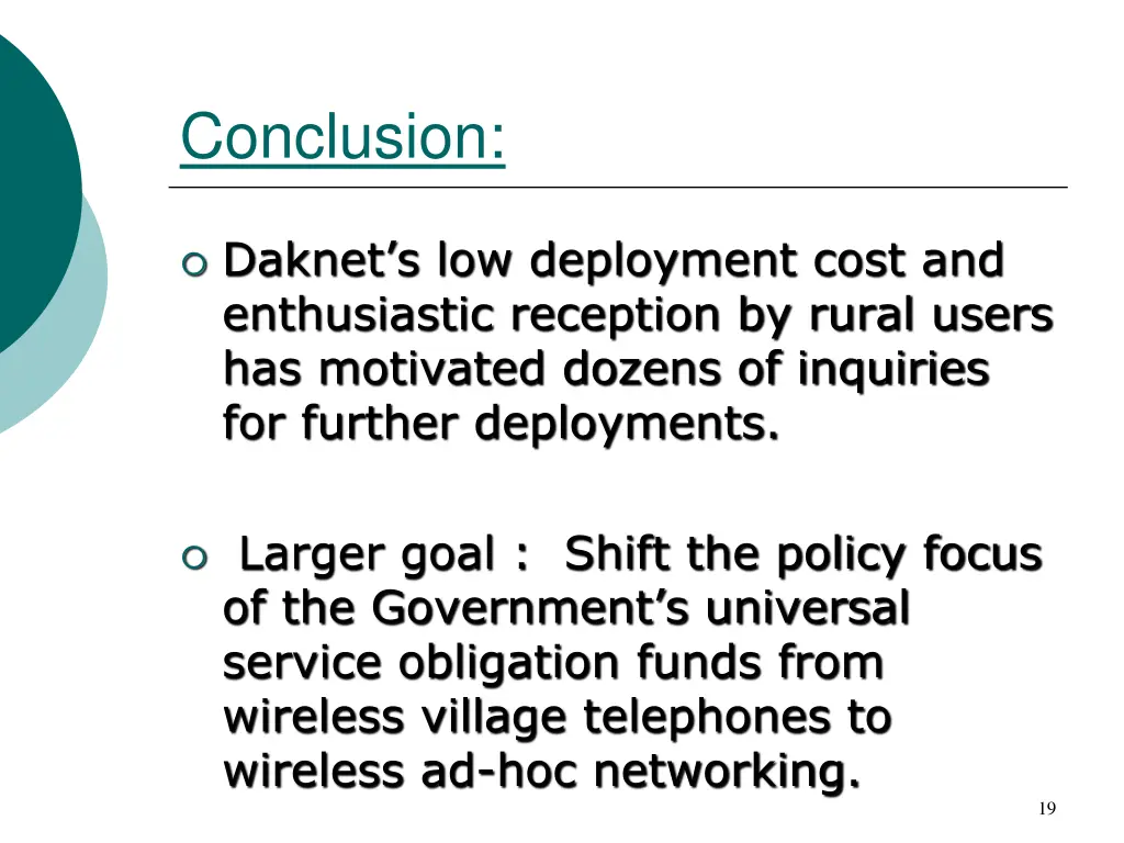conclusion