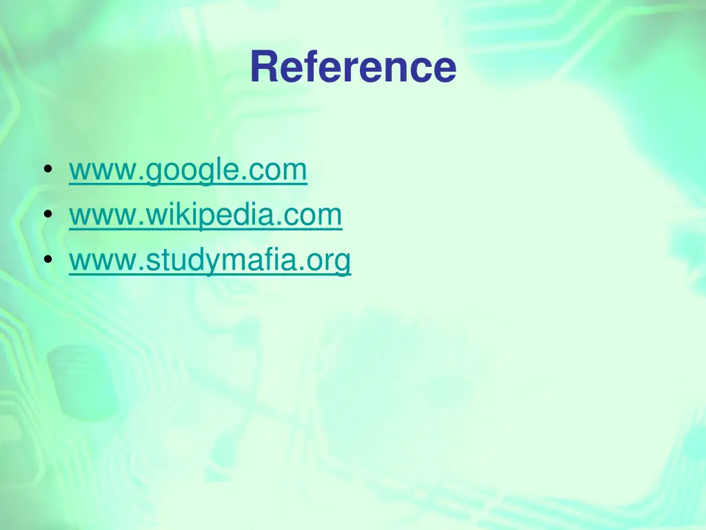 reference