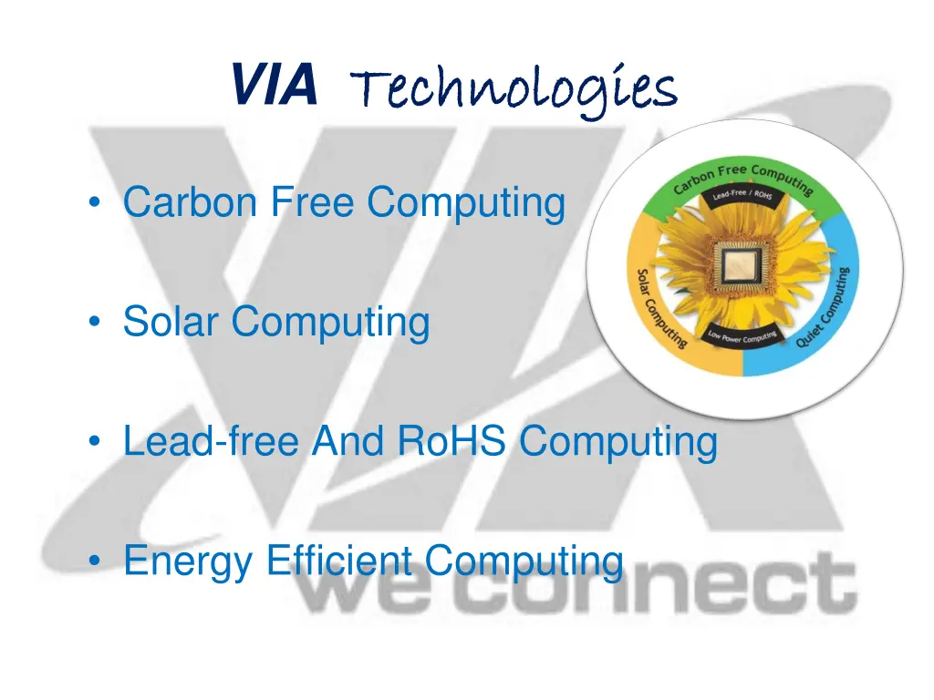 via technologies technologies