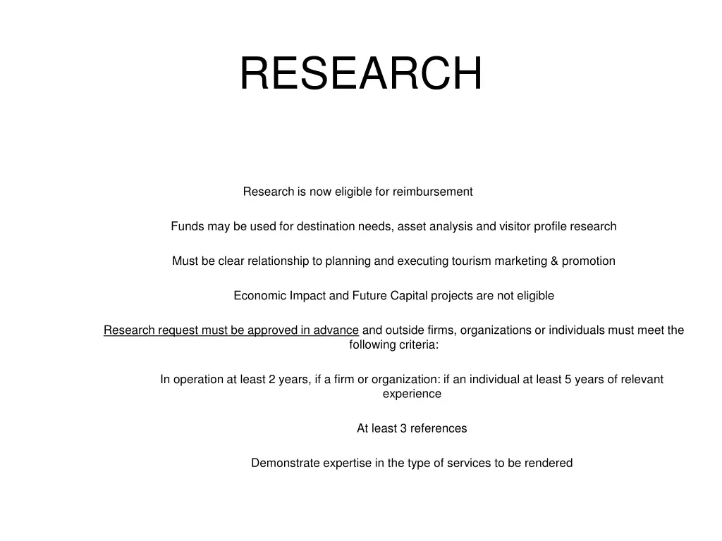 research