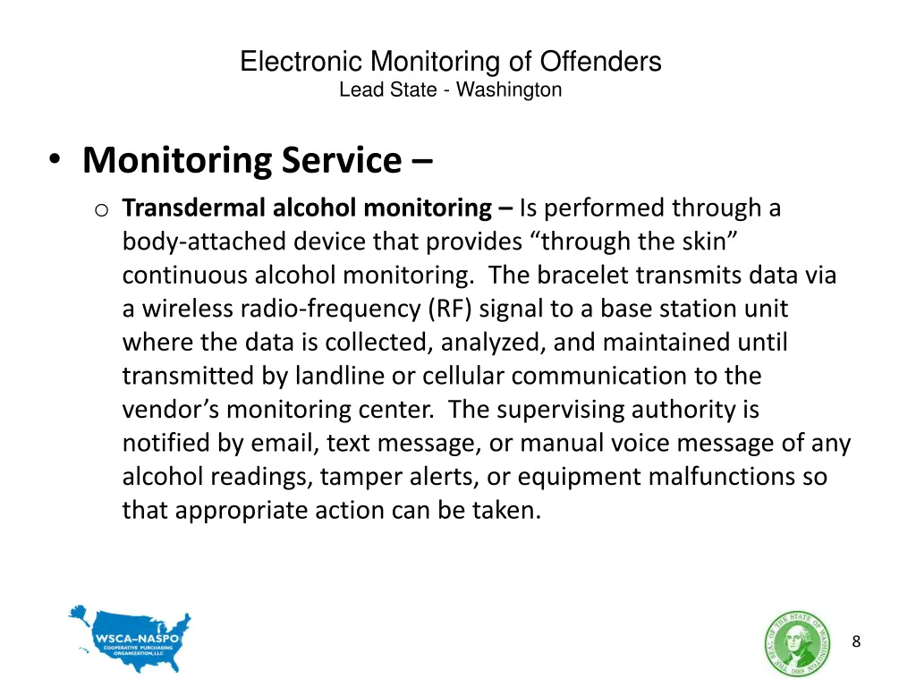 electronic monitoring of offenders lead state 6