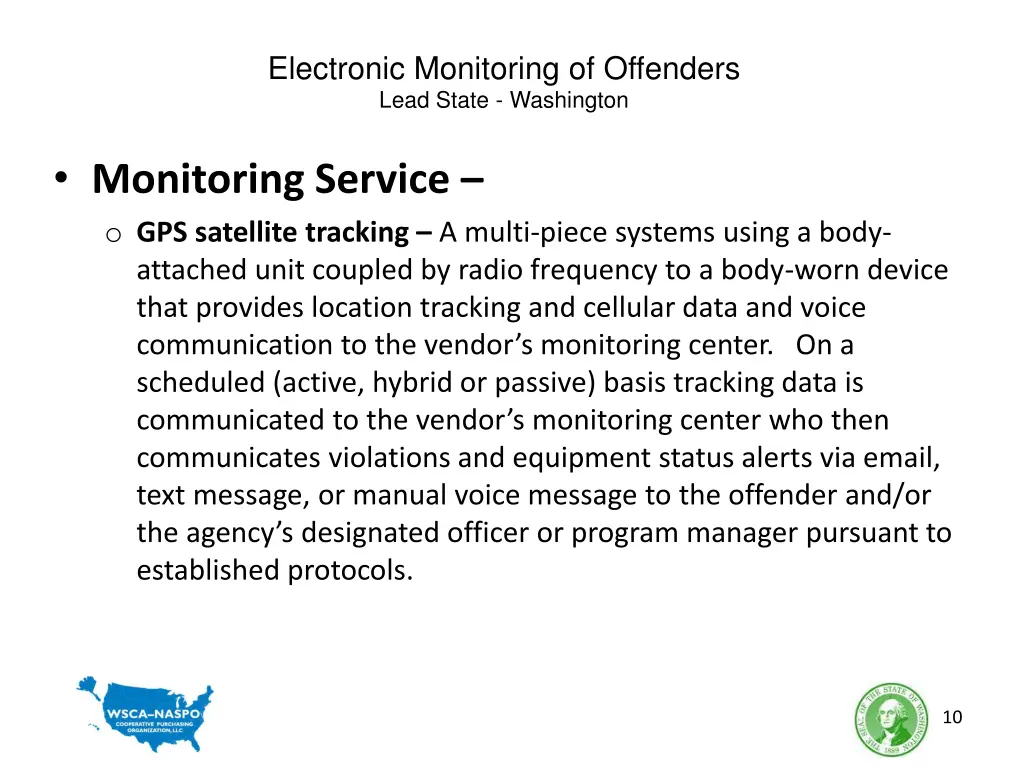electronic monitoring of offenders lead state 8