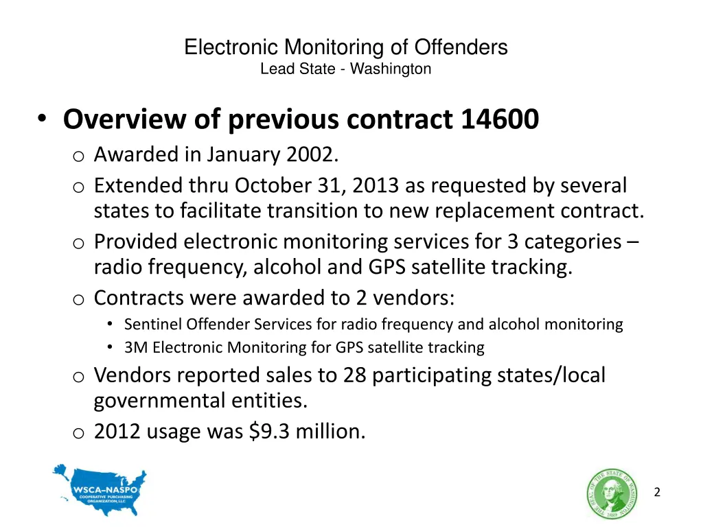 electronic monitoring of offenders lead state